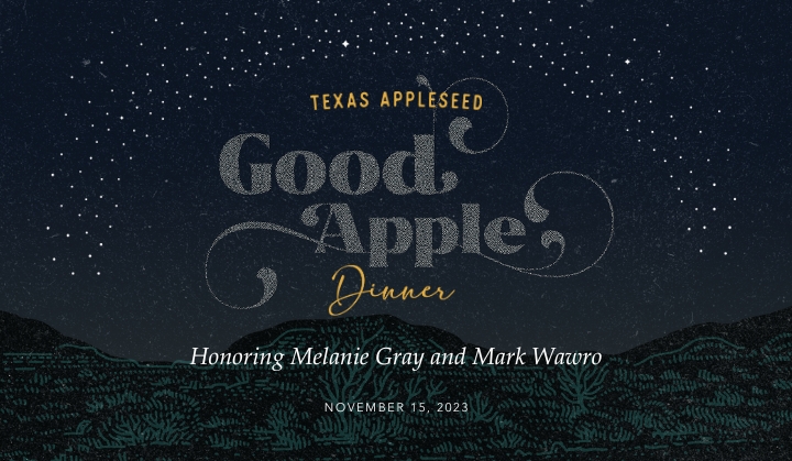 2023 Good Apple Dinner honoring Melanie Gray and Mark Wawro