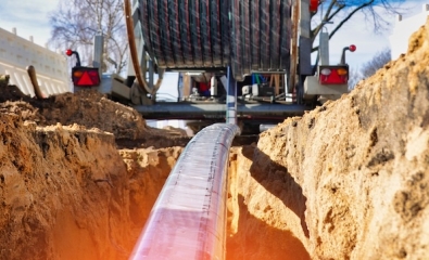 Laying cable for high-speed internet