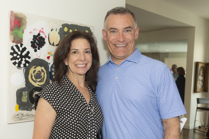 A photo of people smiling