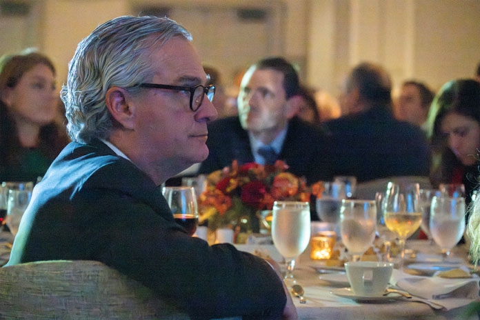 People attending the Good Apple Dinner