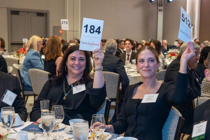 People attending the Good Apple Dinner