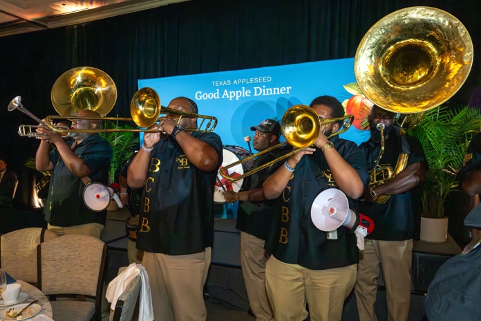 People attending the Good Apple Dinner