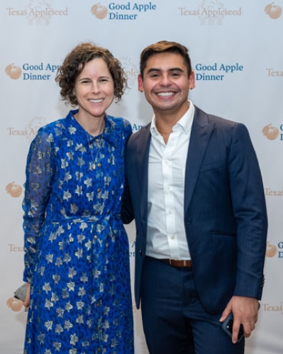 People attending the Good Apple Dinner