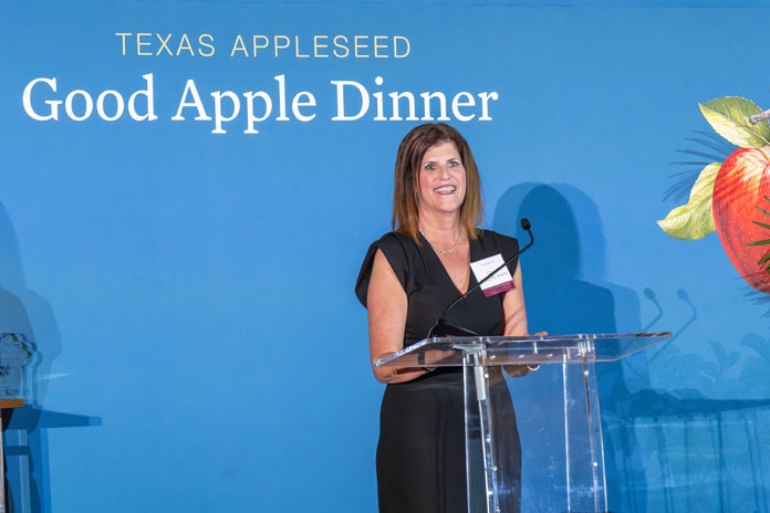 People attending the Good Apple Dinner