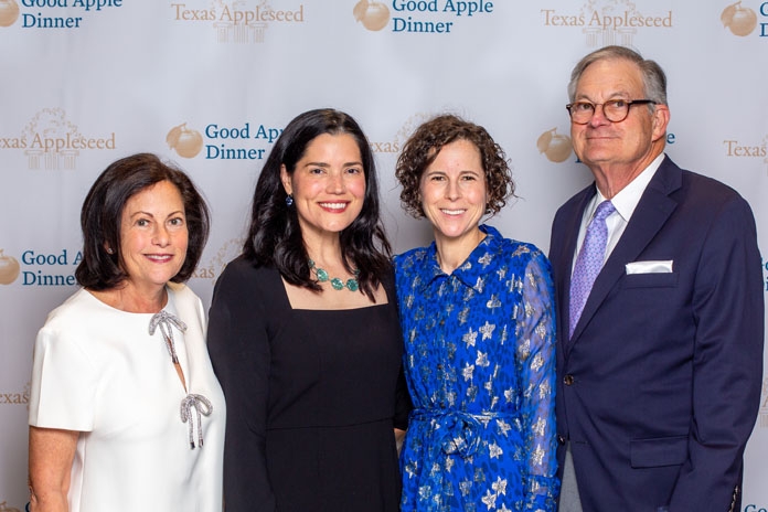 People attending the Good Apple Dinner