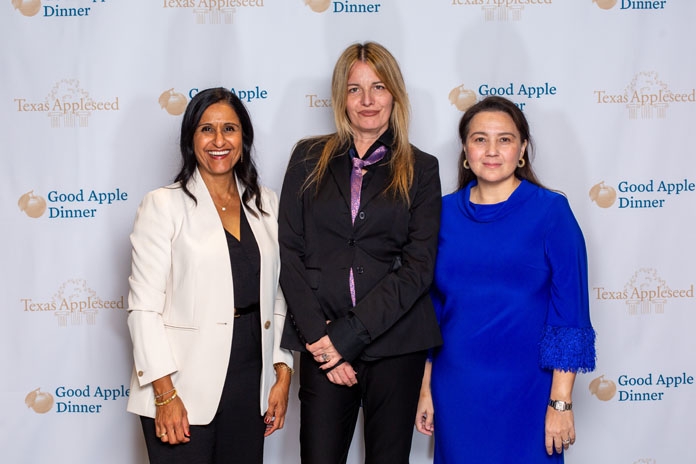 People attending the Good Apple Dinner