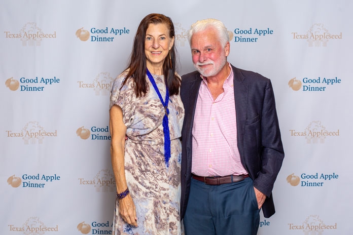 People attending the Good Apple Dinner