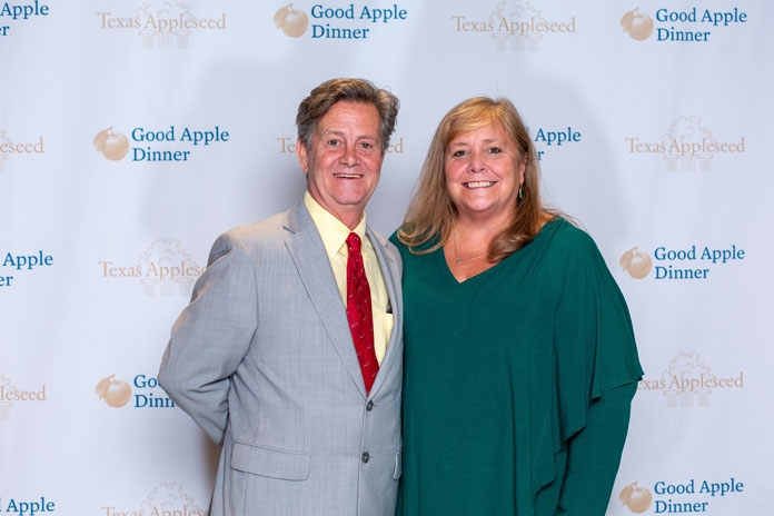 People attending the Good Apple Dinner