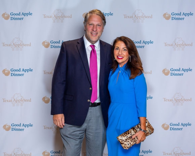 People attending the Good Apple Dinner
