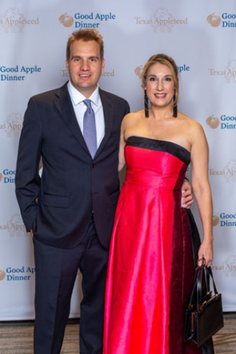 People attending the Good Apple Dinner