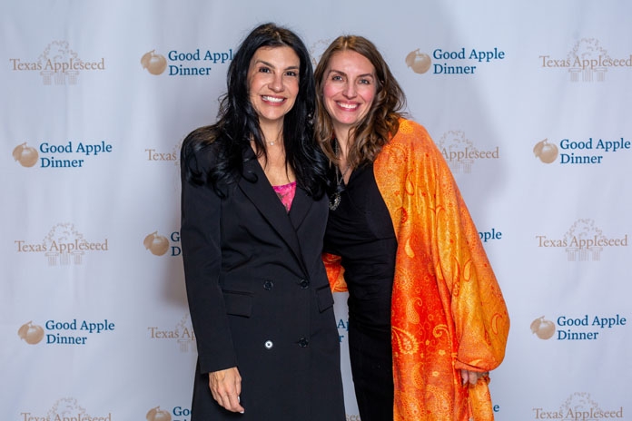 People attending the Good Apple Dinner