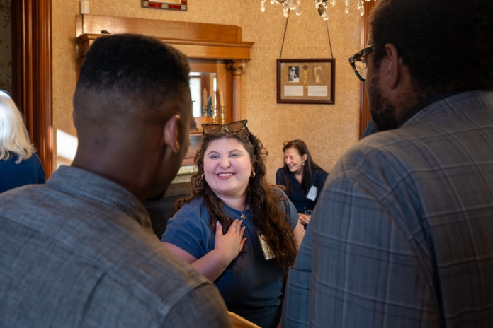 Person smiling at Austin Birthday Party