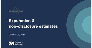 Expunction & non-disclosure estimates report thumbnail