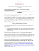 Cover page of written testimony, Texas Senate Committee on Business & Commerce Interim Charge Hearing (Financial Technology Innovation)